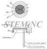 Picture of Piezo Transducer For Massage 1 MHz 25mm