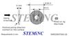 Picture of Piezo Ceramic Ring 28x9x6mm 190 KHz