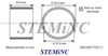 Picture of Piezo Ceramic Cylinder 38x31x25mm  25 KHz