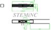 Picture of Stacked Piezo Actuator with strain gauge 5x5x36mm 40um Displacement