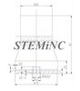 Picture of Bolt Clamped Transducer Dual Frequency 40/60 KHz