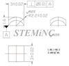 Picture of Stack Piezo Actuator 3x3x18mm with metal end caps