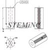 Picture of Multilayer Tubular Stack Actuator 8x4.2x10mm 10µm Displacement