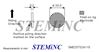 Picture of Piezo Ceramic Disc 25x0.2mm SM411 S 85 KHz