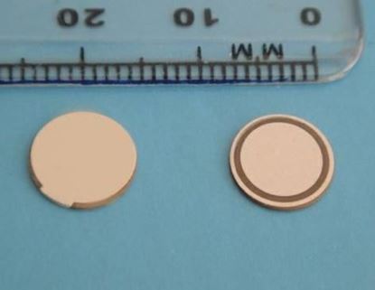 Picture of Piezo Ceramic Disc 9x0.5mm RR 4.25 MHz