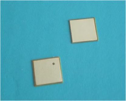 Picture of Piezo Ceramic Plate 7x7x0.2mm 250 KHz