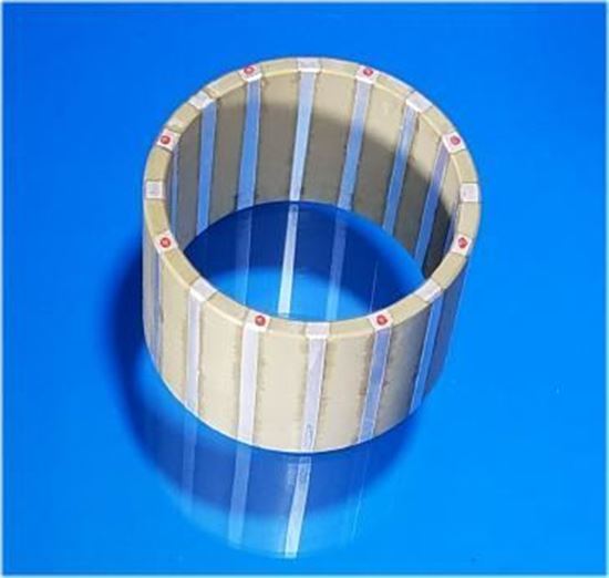 Picture of Piezo Tube Striped Electrode 54x47x40mm 17 KHz