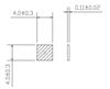 Picture of PZT Plate Silver Electrodes High Frequency