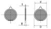 Picture of Piezo Bimorph Disc Actuator 21x20mm