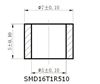 Picture of Piezo Ceramic Cylinder Ø7Ø5x5mm - 151 KHz