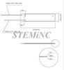 Picture of Piezo Ceramic Bimorph 40x10x0.5mm 2 KHz