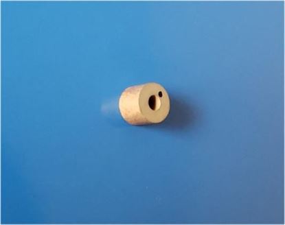 Picture of Shear Mode Gold Electrode Piezo Ceramic Cylinder 171 KHz