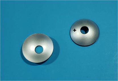 Picture of Piezo Hemispherical Lens Cap 80 KHz With Center Hole