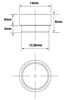 Picture of Ultrasonic Flow Sensor Stainless Steel  1MHz